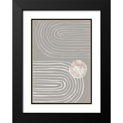 Arch_dark_001-01 Black Modern Wood Framed Art Print with Double Matting by 1x Studio II