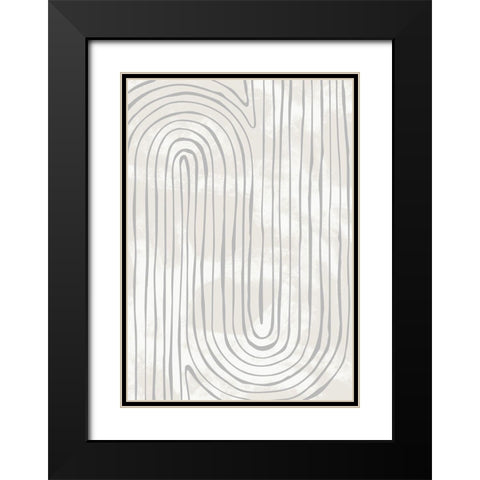 Arch_dubble_005 Black Modern Wood Framed Art Print with Double Matting by 1x Studio II