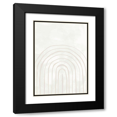Arch_one way close_004 Black Modern Wood Framed Art Print with Double Matting by 1x Studio II