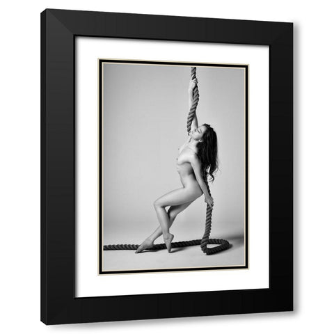 Lily Rae, Melbourne 2020 Black Modern Wood Framed Art Print with Double Matting by Fritz, Ray