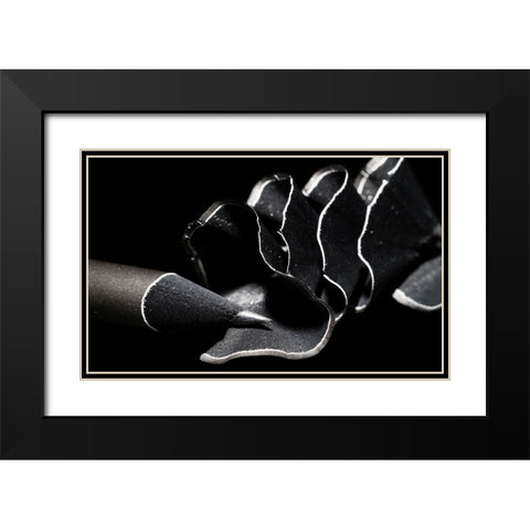 Dance invitation Black Modern Wood Framed Art Print with Double Matting by Bulus, Razvan
