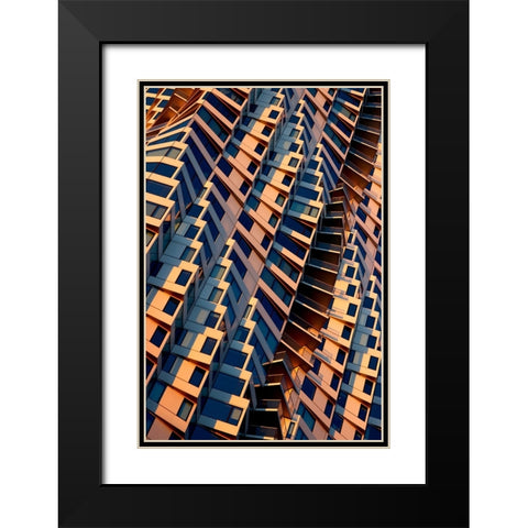 The light before the storm Black Modern Wood Framed Art Print with Double Matting by Wechsler, Robin
