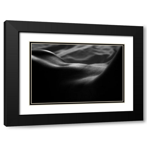 A Rainy Morning Black Modern Wood Framed Art Print with Double Matting by Kondo, Masami