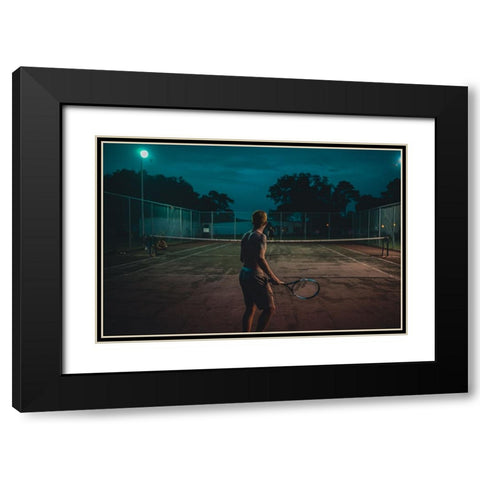 Untitled Black Modern Wood Framed Art Print with Double Matting by Viola, Vincenzo
