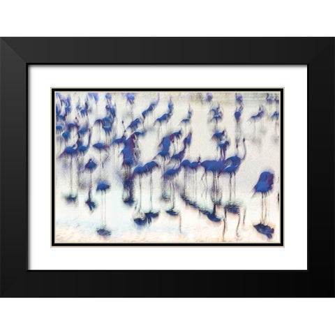 Sensory impressions Black Modern Wood Framed Art Print with Double Matting by Benezech, Martine