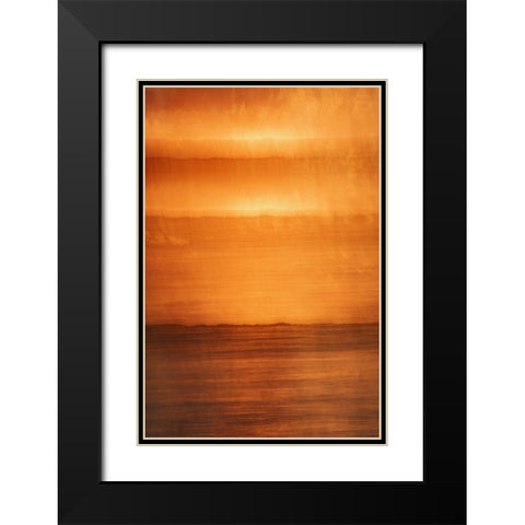 Golden Hour Black Modern Wood Framed Art Print with Double Matting by Buelow, Beth