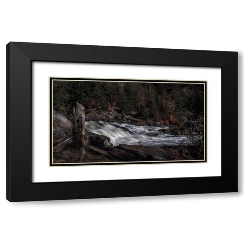 The Witness Black Modern Wood Framed Art Print with Double Matting by Zhao, Qing