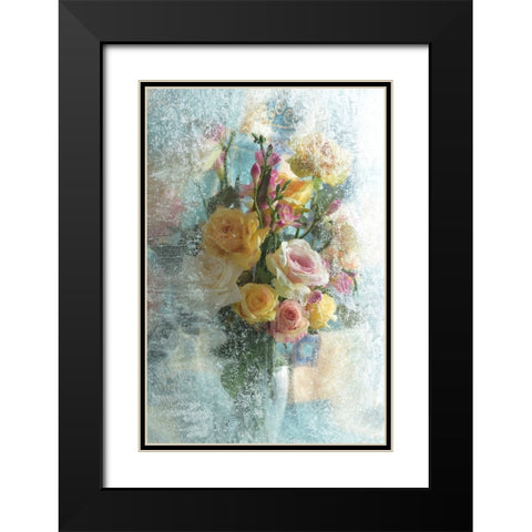 The Winter Bouquet Black Modern Wood Framed Art Print with Double Matting by Morozov, Andrey