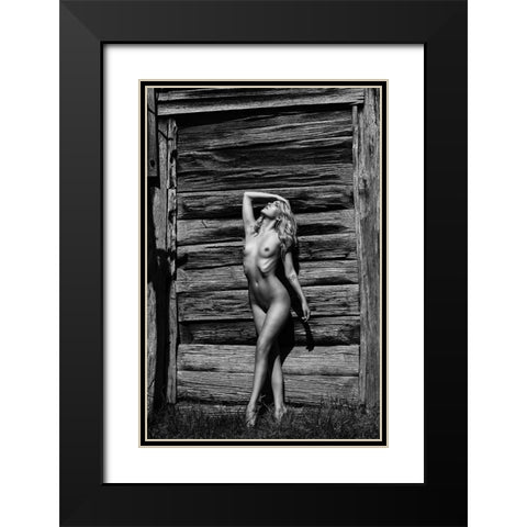 Sylph, Melbourne 2017 Black Modern Wood Framed Art Print with Double Matting by Fritz, Ray