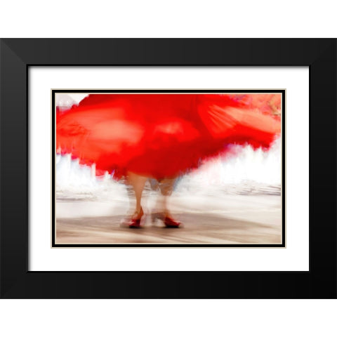 Spanish Emotions Black Modern Wood Framed Art Print with Double Matting by Ruckert, Stephan