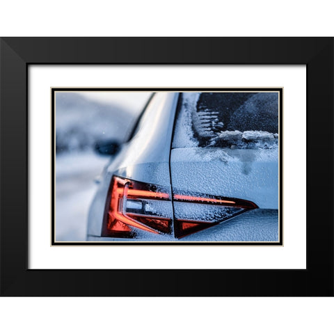 Superb - S1 Black Modern Wood Framed Art Print with Double Matting by Tomic, Ivan