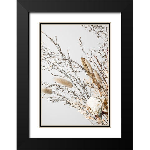 Dried_008 Black Modern Wood Framed Art Print with Double Matting by 1x Studio III