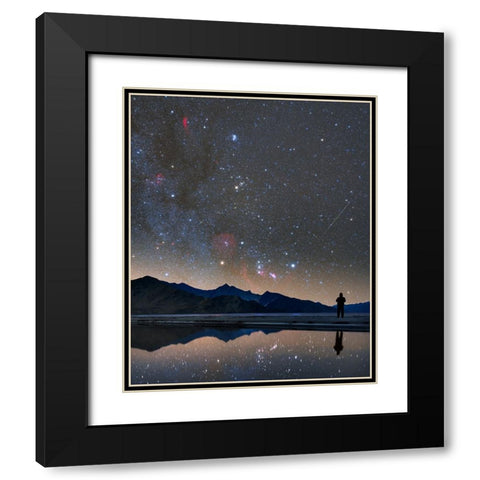 Winter is coming... Black Modern Wood Framed Art Print with Double Matting by Chander, Vikas