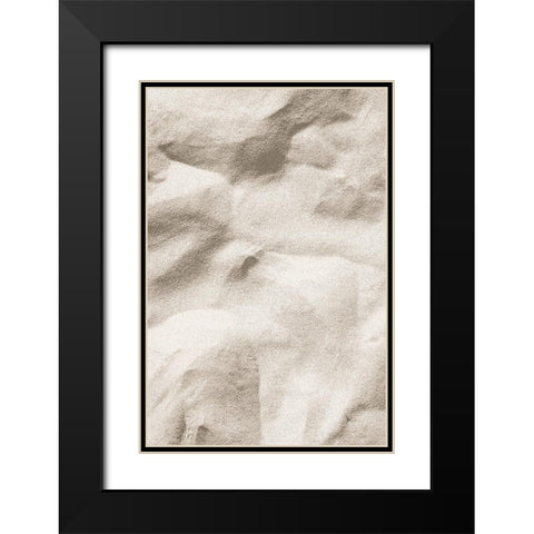 Beach_001 Black Modern Wood Framed Art Print with Double Matting by 1x Studio III