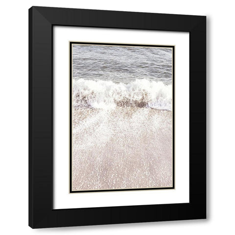 Beach_005 Black Modern Wood Framed Art Print with Double Matting by 1x Studio III