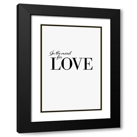 In the mood for love Black Modern Wood Framed Art Print with Double Matting by 1x Studio II