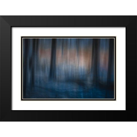 Look Deep Into Nature Black Modern Wood Framed Art Print with Double Matting by Bouhuijzen, Ina