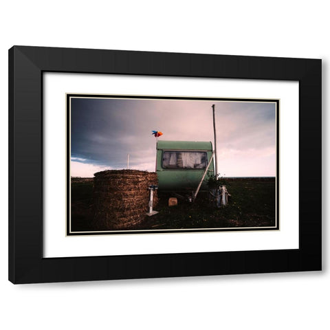 Woodstock 2021 Black Modern Wood Framed Art Print with Double Matting by Muolo, Vito