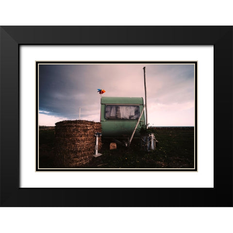 Woodstock 2021 Black Modern Wood Framed Art Print with Double Matting by Muolo, Vito