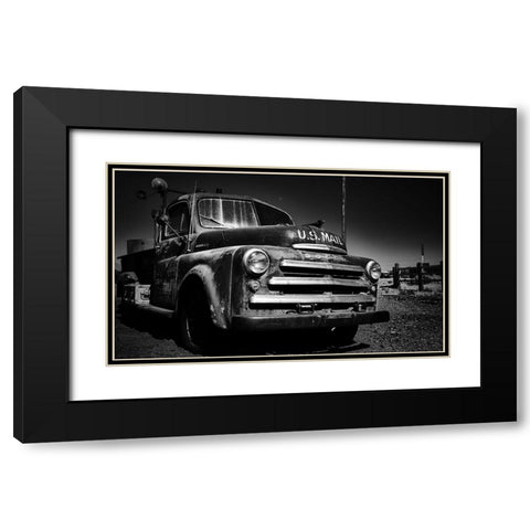Nas(Ty)Car Black Modern Wood Framed Art Print with Double Matting by Schade, Peter