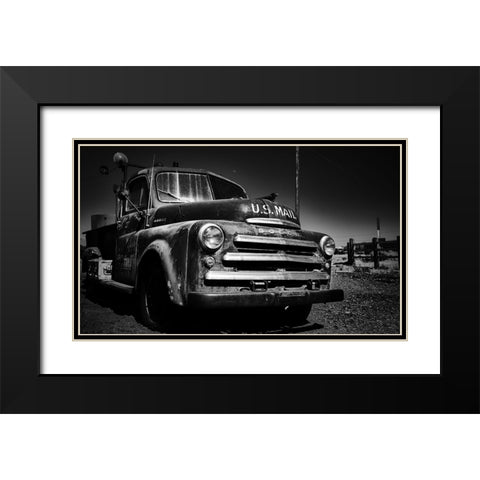 Nas(Ty)Car Black Modern Wood Framed Art Print with Double Matting by Schade, Peter