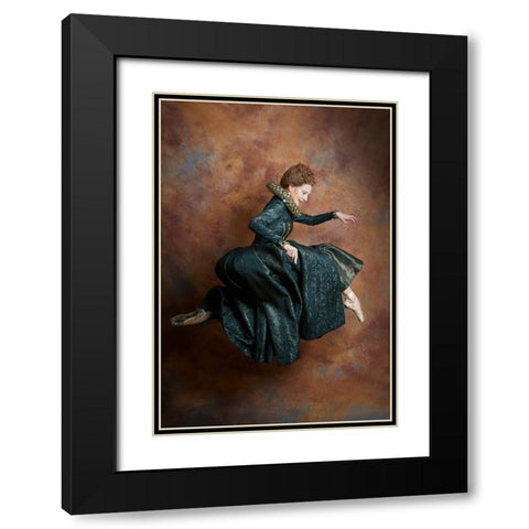 In flight Black Modern Wood Framed Art Print with Double Matting by Paritskiy, Oles
