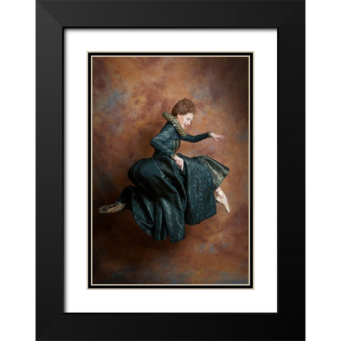 In flight Black Modern Wood Framed Art Print with Double Matting by Paritskiy, Oles