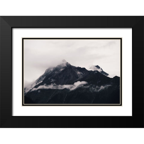 Namjagbarwa Black Modern Wood Framed Art Print with Double Matting by Haojunjie