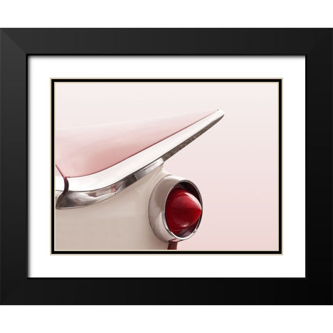 Us Classic Car 1959 Electra Tail Fin Abstract Black Modern Wood Framed Art Print with Double Matting by Gube, Beate
