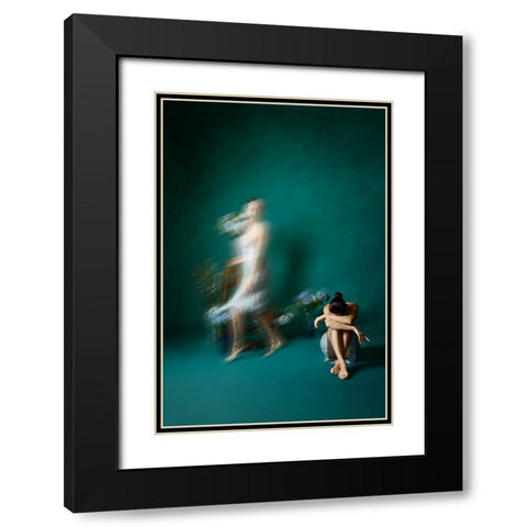Coming, Going, and Just Sitting Pretty Black Modern Wood Framed Art Print with Double Matting by Shandelman, Amalya