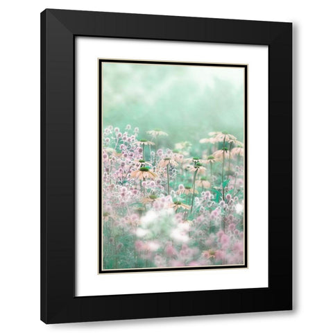 Melody Black Modern Wood Framed Art Print with Double Matting by Parker, Jacky