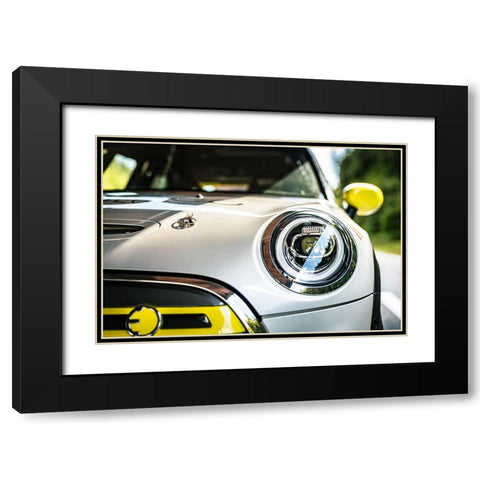Mini Black Modern Wood Framed Art Print with Double Matting by Szabo, Attila