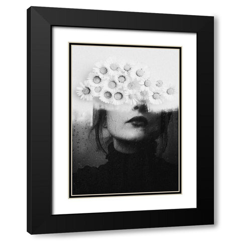 The human world in a frame Black Modern Wood Framed Art Print with Double Matting by Urbonaviciene, Ingrida