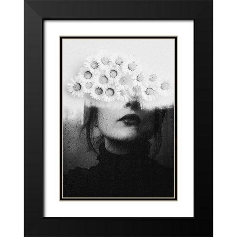 The human world in a frame Black Modern Wood Framed Art Print with Double Matting by Urbonaviciene, Ingrida