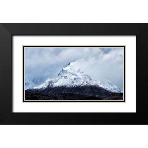 To Vanish Black Modern Wood Framed Art Print with Double Matting by Hungaro, Lucas