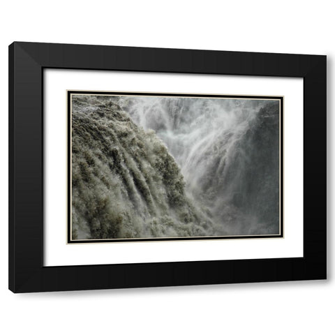 Power Black Modern Wood Framed Art Print with Double Matting by Pellegrini, Fulvio