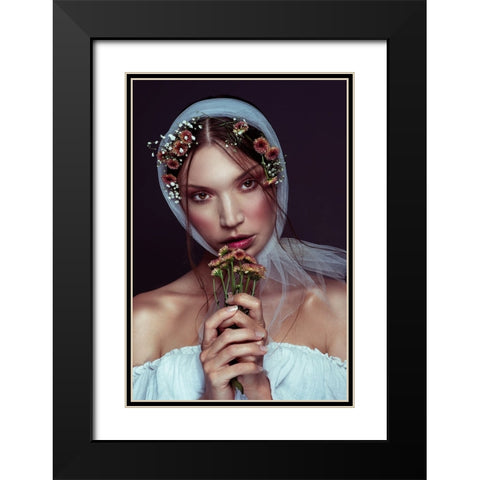 my art Black Modern Wood Framed Art Print with Double Matting by Amar, Yoni