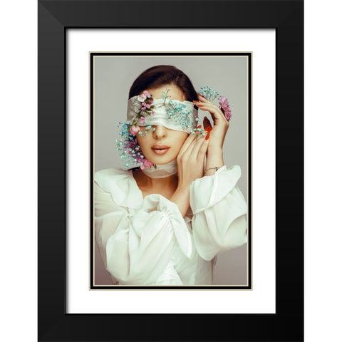 my passion Black Modern Wood Framed Art Print with Double Matting by Amar, Yoni