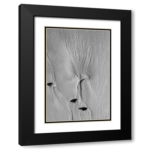 Women Black Modern Wood Framed Art Print with Double Matting by UrbonaviCiene, Ingrida