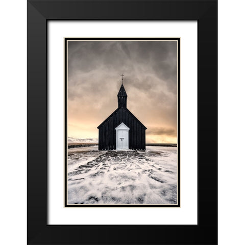 Untitled Black Modern Wood Framed Art Print with Double Matting by Vega Toledano, Cesar