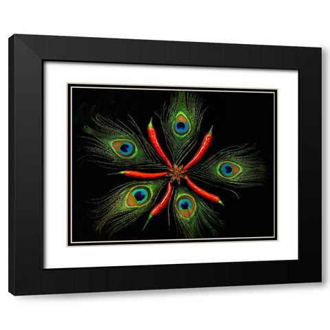 Red dwarf Black Modern Wood Framed Art Print with Double Matting by Mendoza, Danny