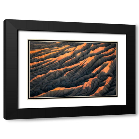 First light Black Modern Wood Framed Art Print with Double Matting by Macua, Gerald