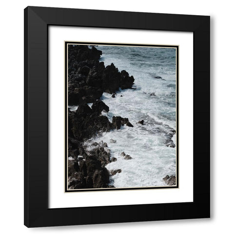 Untitled Black Modern Wood Framed Art Print with Double Matting by Zheng, Sheng