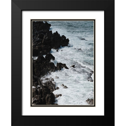 Untitled Black Modern Wood Framed Art Print with Double Matting by Zheng, Sheng