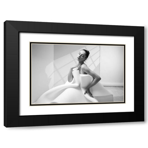 Fashion - Studio shooting Black Modern Wood Framed Art Print with Double Matting by Ovex, Alex