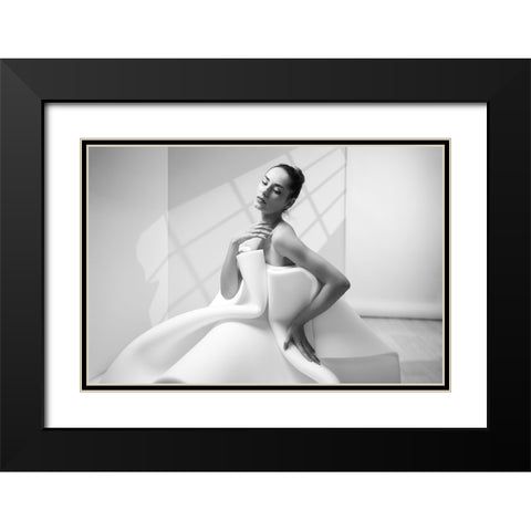 Fashion - Studio shooting Black Modern Wood Framed Art Print with Double Matting by Ovex, Alex