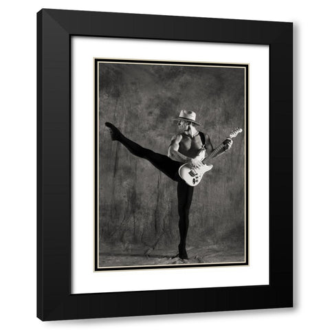 Modern Basil Black Modern Wood Framed Art Print with Double Matting by Paritskiy, Oles