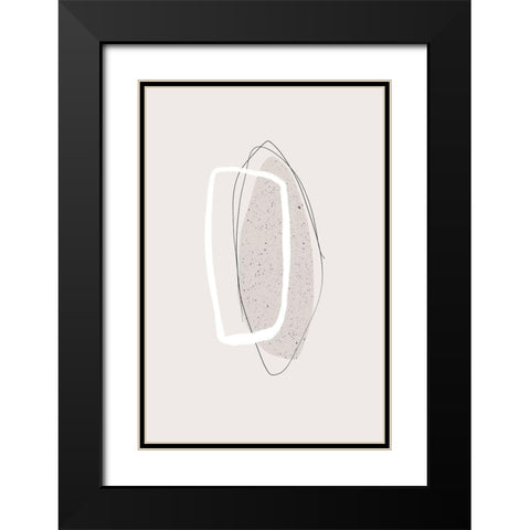 Came to Stay Black Modern Wood Framed Art Print with Double Matting by Sawall, Anastasia