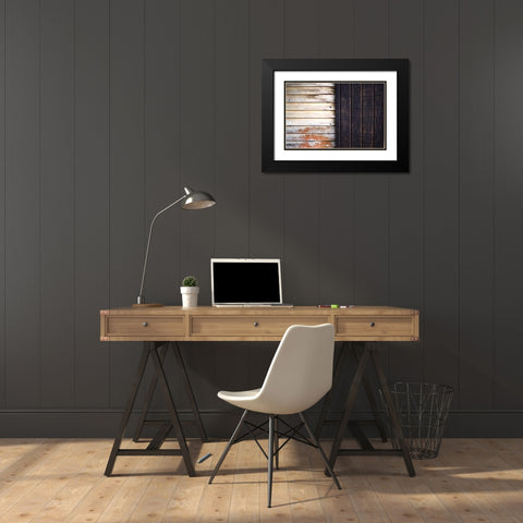 Wooden Black Modern Wood Framed Art Print with Double Matting by Mossholder, Tim