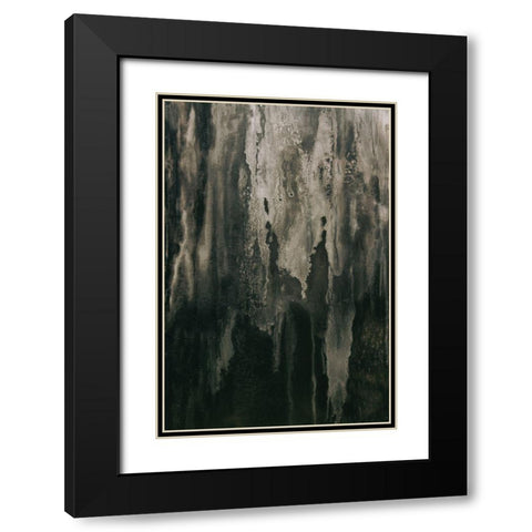 Grunge Window Black Modern Wood Framed Art Print with Double Matting by Mossholder, Tim